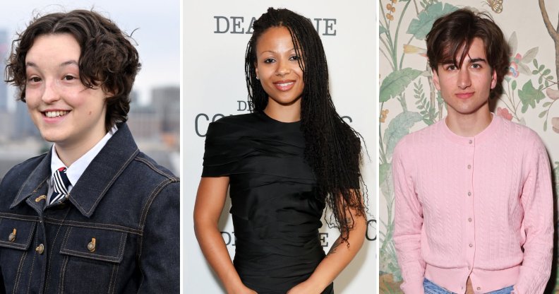 Bella Ramsey, Myha'la and Sebastian Croft