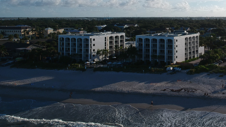 Aerial view of Costa d'Este Beach Resort and Spa in Vero Beach, Florida