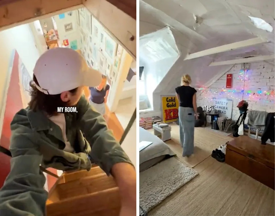 Milly Alcock shows off attic where she was living when she landed 'House of the Dragon' role
