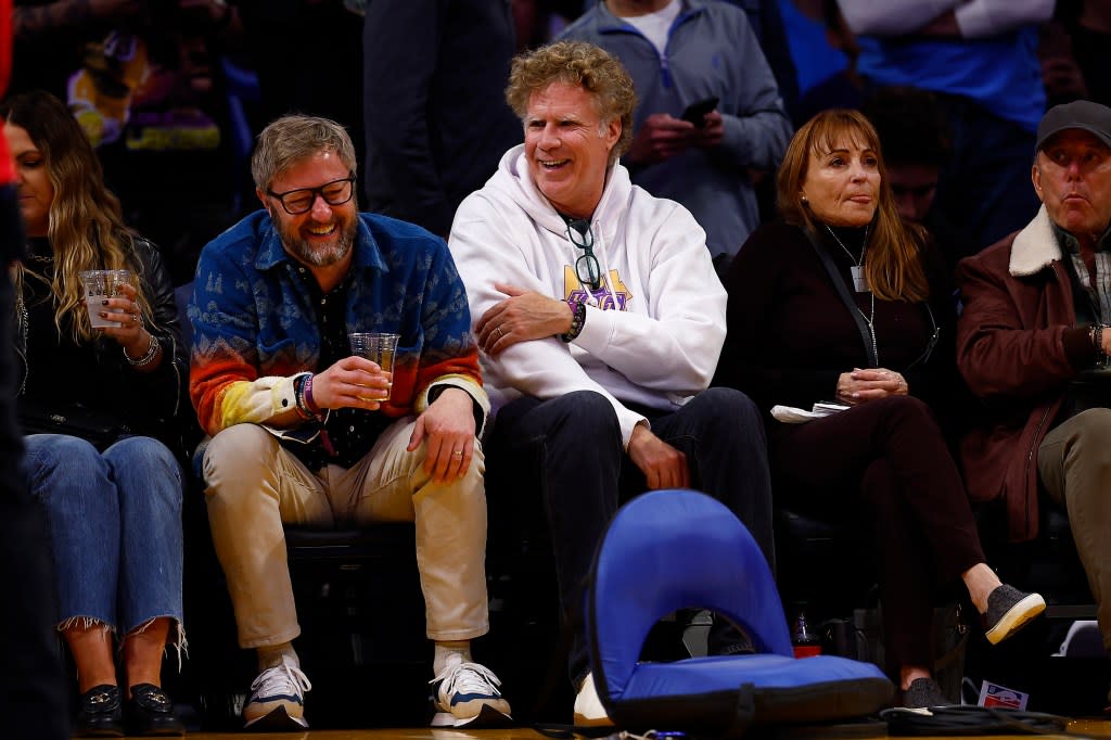 Will Ferrell attends a game between the Oklahoma City Thunder and the Los Angeles Lakers (Photo by Ronald Martinez/Getty Images) Getty Images