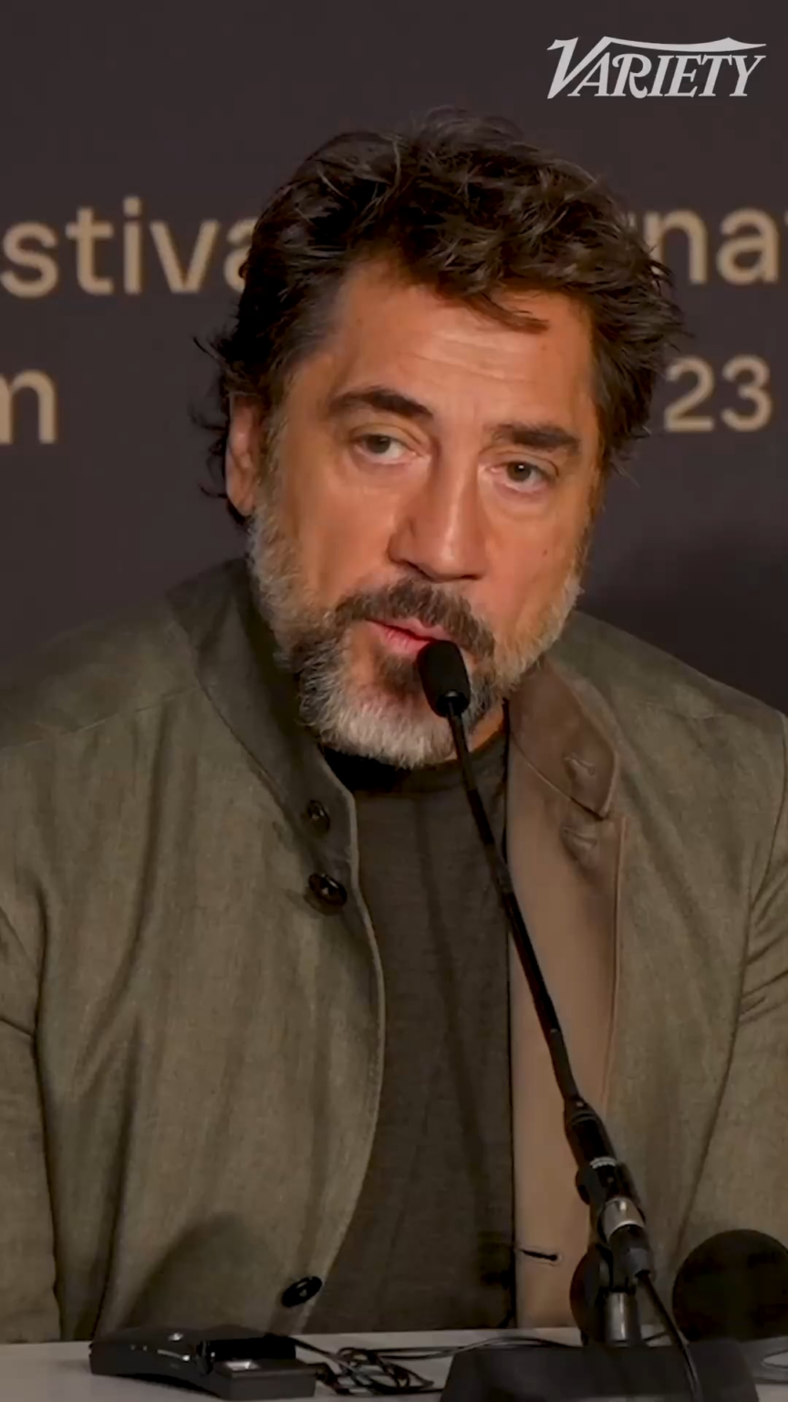 Javier Bardem at Cannes weighs in on toxic masculinity, calling out Trump, Putin, and Netanyahu: 'that big balls man saying my cock is bigger than yours and I'm going to bomb the shit out of you is a fucking male toxic behavior that is creating thousands of dead people'
