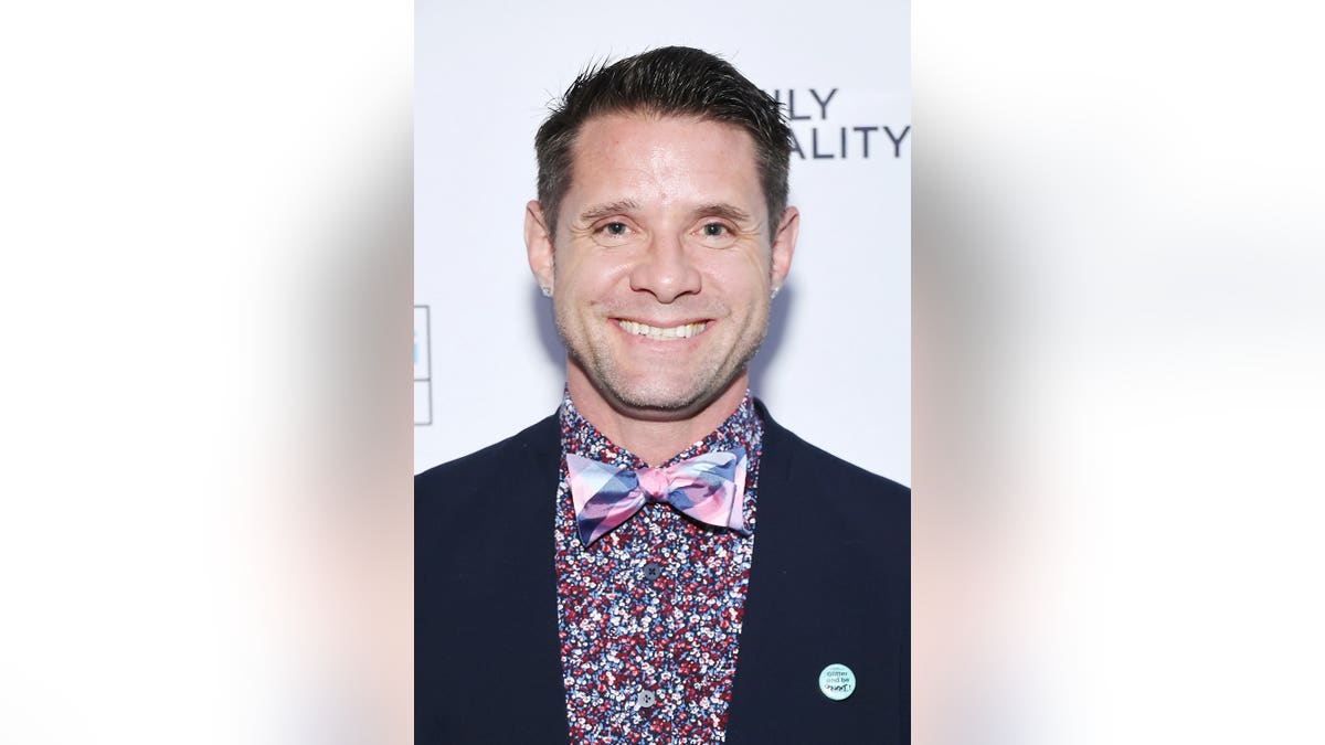 Danny Pintauro wearing a bow tie at an event in Los Angeles