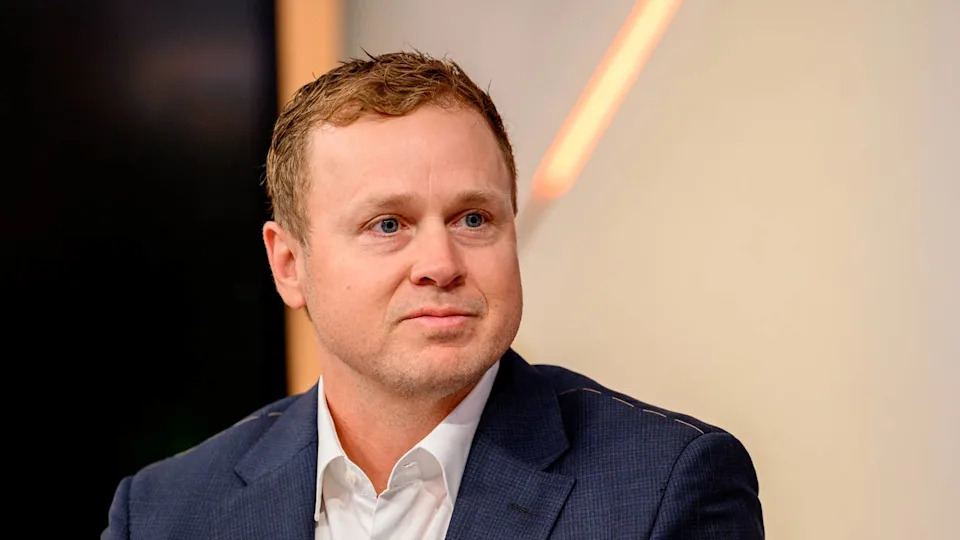 NEW YORK, NEW YORK - JANUARY 28: TV personality and Los Angeles mayoral candidate Spencer Pratt visits "Fox & Friends" at Fox News Channel Studios on January 28, 2026 in New York City. (Photo by Roy Rochlin/Getty Images)