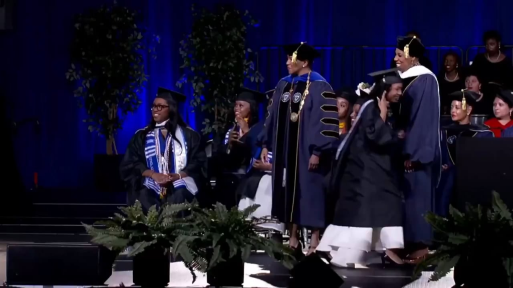 Zahara Marley Jolie graduated from Spelman College earlier today with a Bachelor of Arts in Psychology.