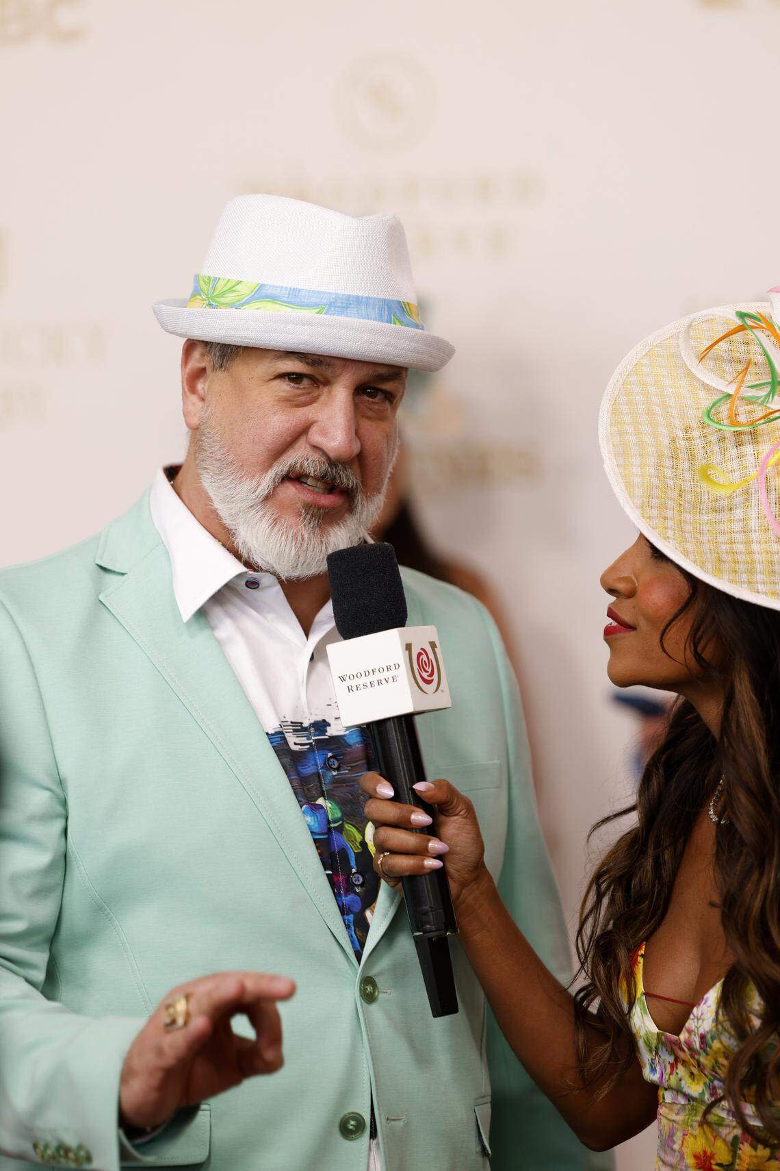 LOUISVILLE, KENTUCKY - MAY 02: Joey Fatone attends the Kentucky Derby 152 at Churchill Downs on May 02, 2026 in Louisville, Kentucky. 