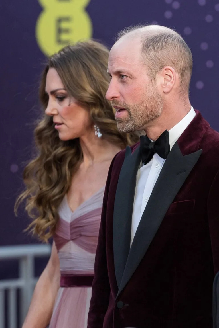 Prince William and Kate Middleton at the 2026 BAFTAs