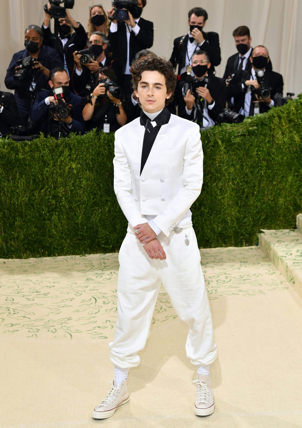 Timothée Chalamet at the 2021 Met Gala.