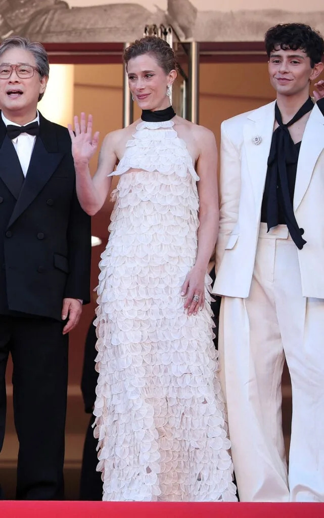 Laura Wandel wore Dior Spring 2026 to the Cannes Film Festival opening ceremony.