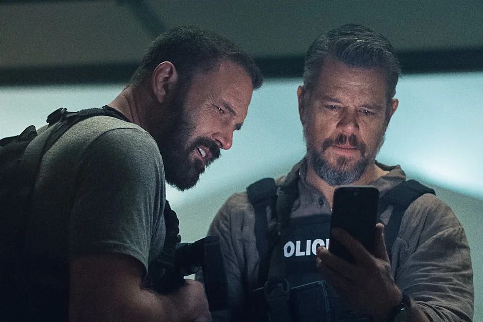 Ben Affleck (left) and Matt Damon (right) co-led ‘The Rip,’ which is based on the 2016 Miami-Dade drug bust (Netflix)