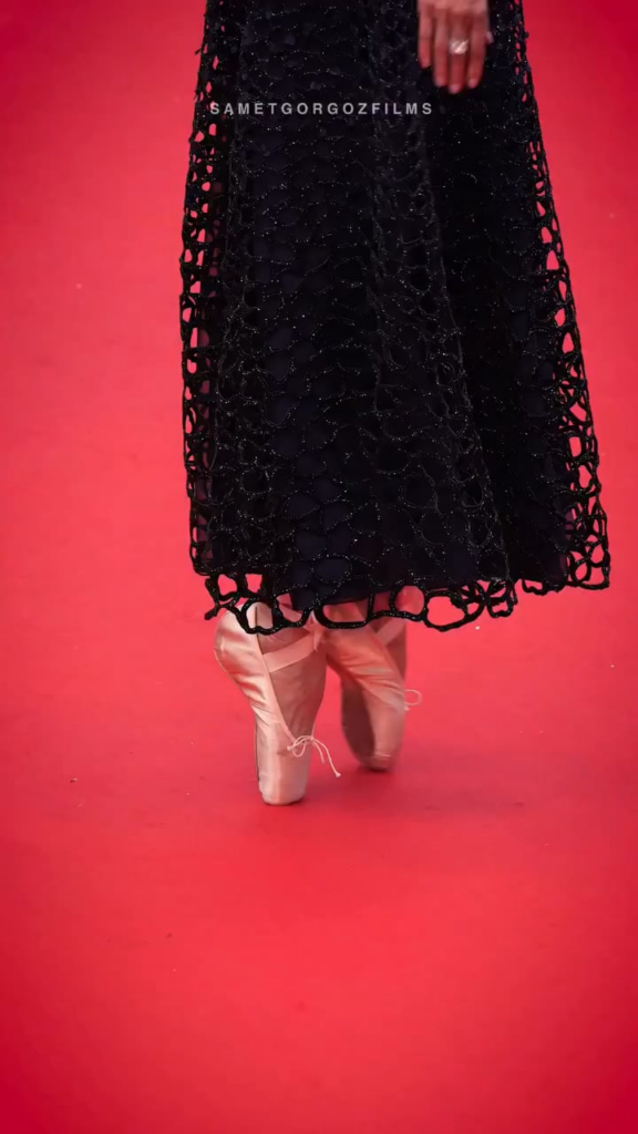 Caroline Scheufele, on the red carpet at the Cannes Film Festival.
