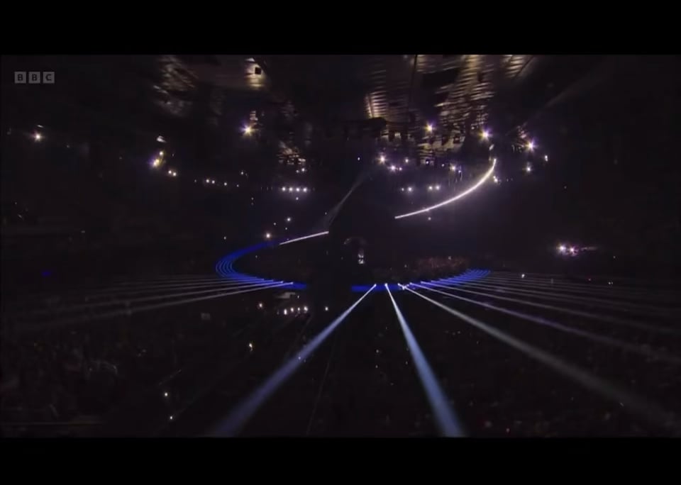 Chanting of “stop, stop the genocide!” can be heard during the begging of Israel's song at Eurovision