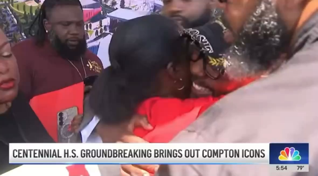 Kendrick Lamar reunited with his 7th grade Science teacher after she was told by her daughter to 'just show up, he will recognize you.' They hugged and he told her, "I'll never forget you."