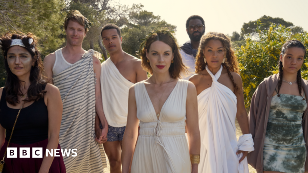 Two Weeks in August: friendships unravel in BBC drama in Greece Leila Farzad as Nat, Hugh Skinner as Jacob, Dylan Brady as Will, Jessica Raine as Zoe, Nicholas Pinnock as Solomon, Antonia Thomas as Jess and Maria Almeida as Avery in Two Weeks In August.