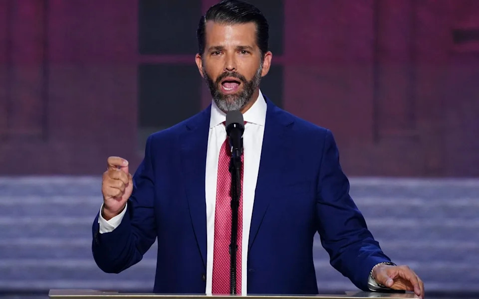 Donald Trump Jr. delivers remarks at the 2024 Republican National Convention