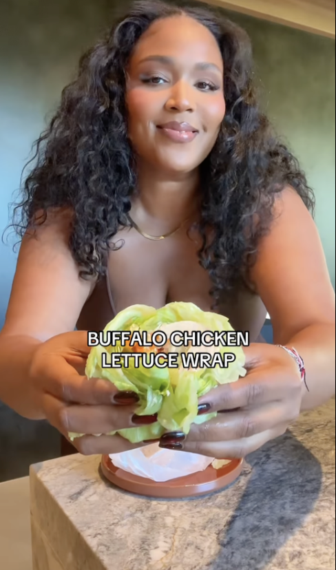 Alongside her meals, Lizzo trains three times a week, does cardio, enjoys pickleball, hikes, dances, and makes time for holistic treatments like lymphatic massages.
