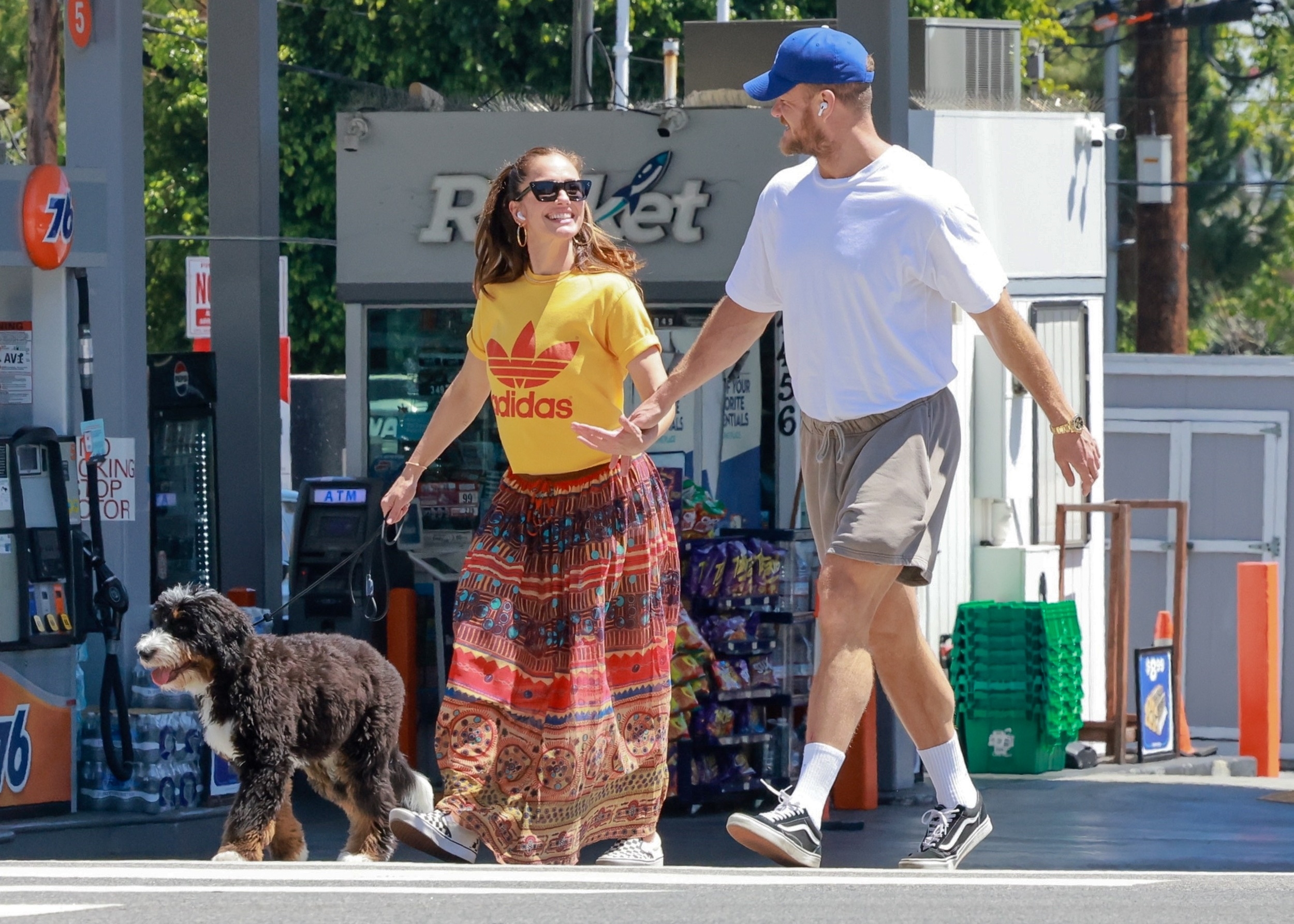 Minka Kelly and Dan Reynolds enjoy a laid-back afternoon in Los Feliz, Calif.