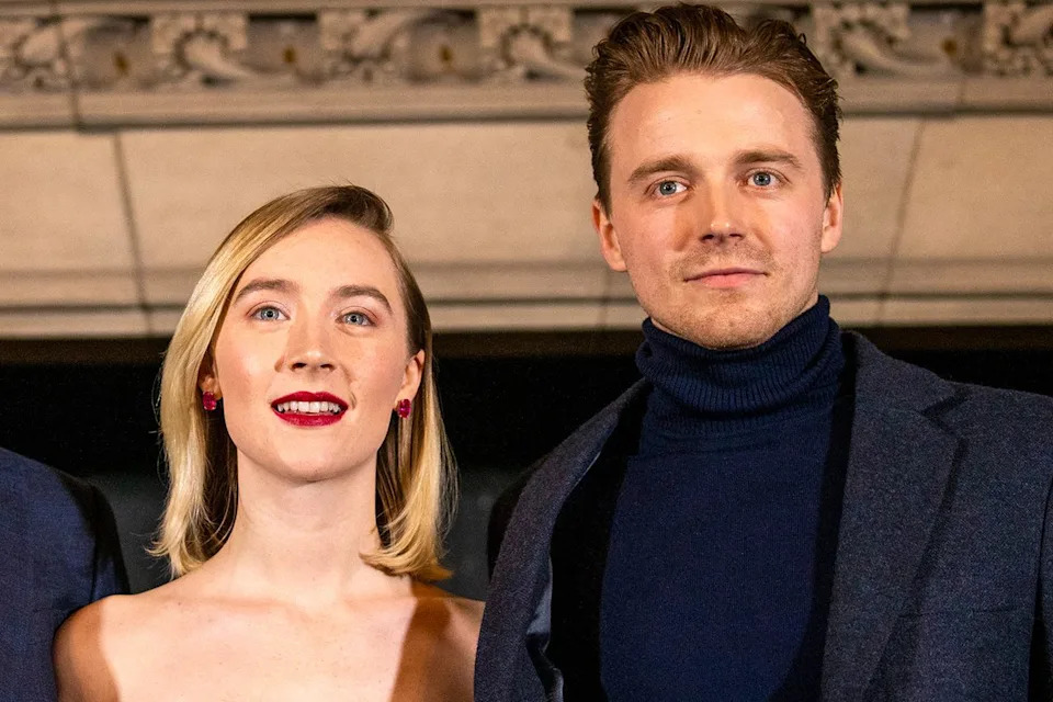 Saoirse Ronan and Jack LowdenCredit: Duncan McGlynn/Getty Images