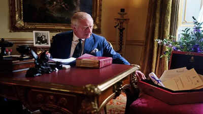 Throwback to the first time King Charles III was pictured with the famous red dispatch box