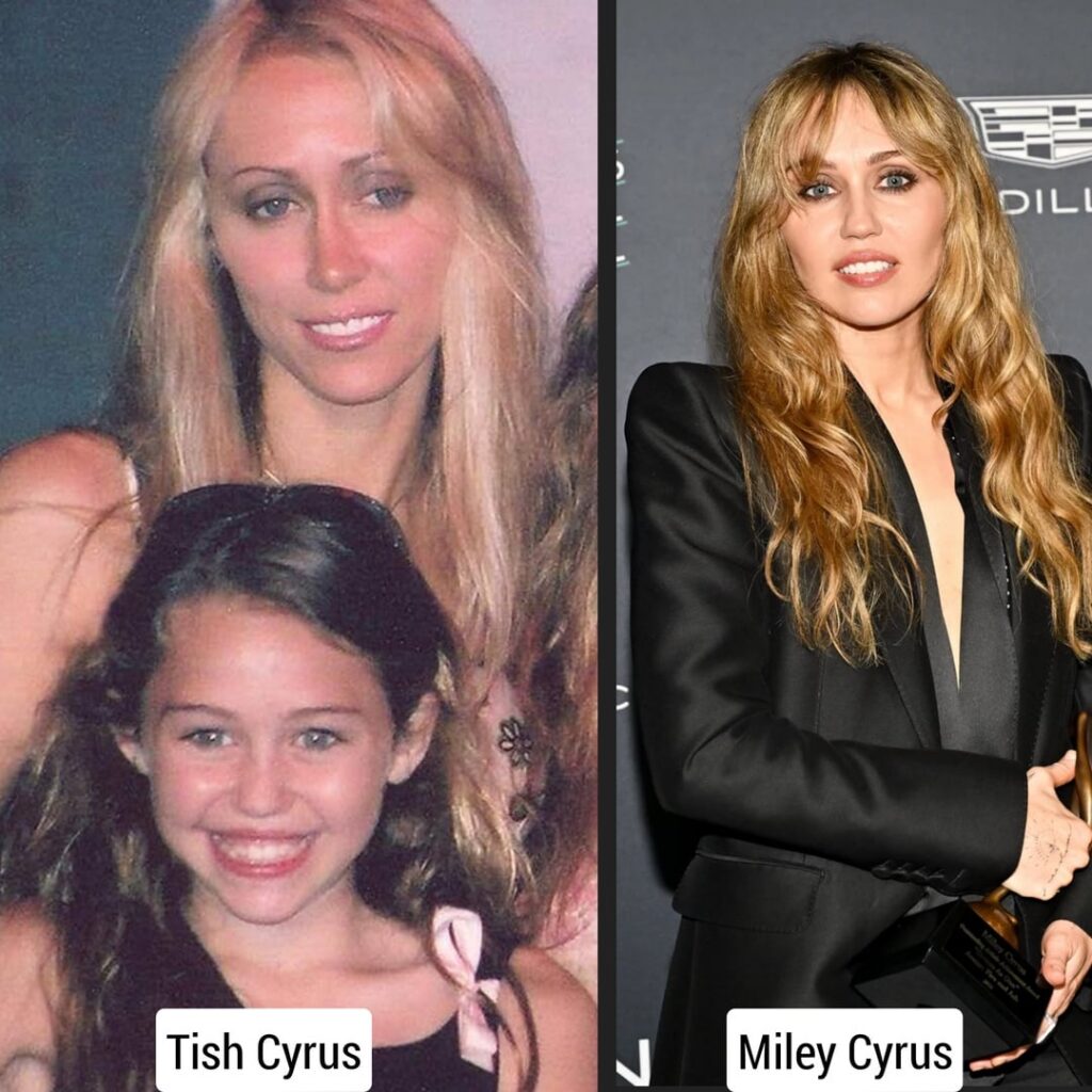 Pop Stars compared to their Mothers