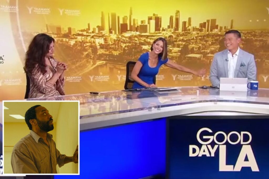 FOX 11 LA anchors make NSFW mistake while discussing hit horror flick 'Backrooms'