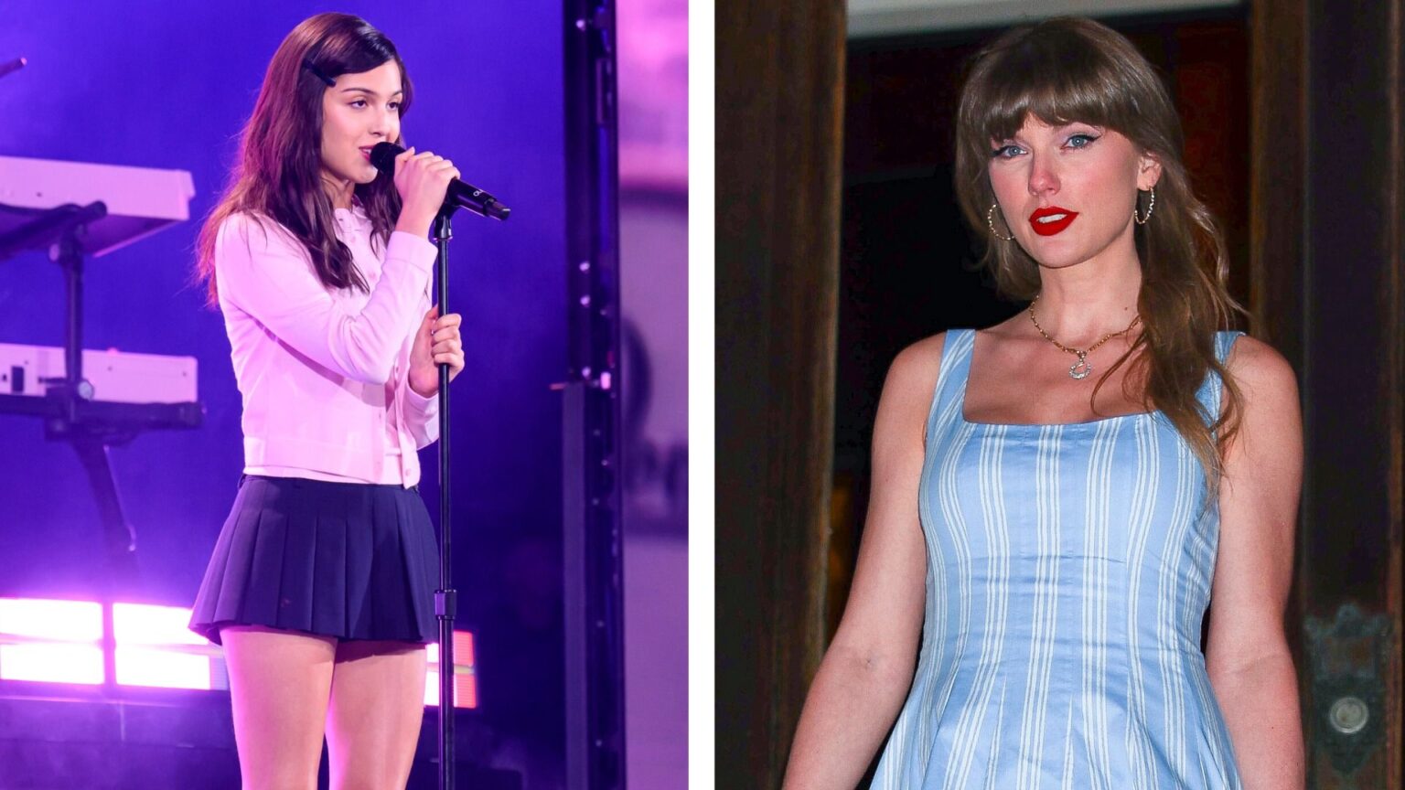 Olivia Rodrigo and Taylor Swift