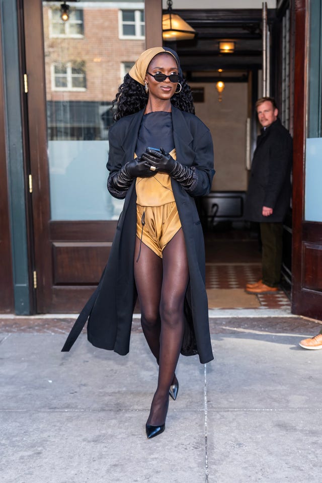 new york, new york february 13: jodie turner smith is seen in tribeca on february 13, 2026 in new york city. (photo by thestewartofny/gc images)