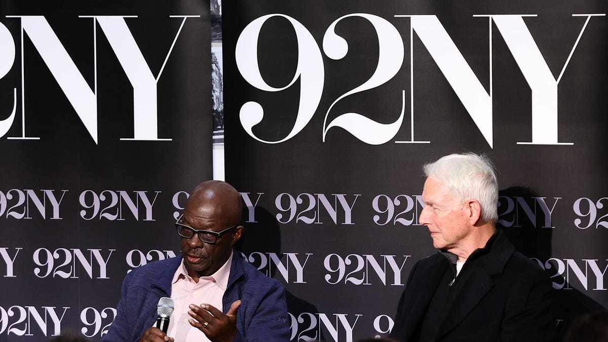Nancy Chen, Mark Harmon, and Leon Carroll Jr. discussing their book at 92nd Street Y in New York City