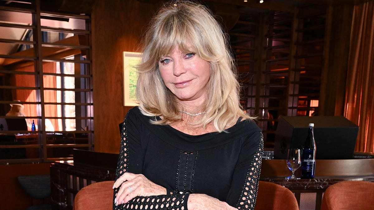 Goldie Hawn at the "Changemakers Live" panel in Aspen, Colorado in March 2026.