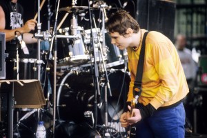 Smashing Pumpkins, Billy Corgan, Jimmy Chamberlin, Pukkelpop Festival, Hasselt, Belgium, 28/08/1993. (Photo by Gie Knaeps/Getty Images)