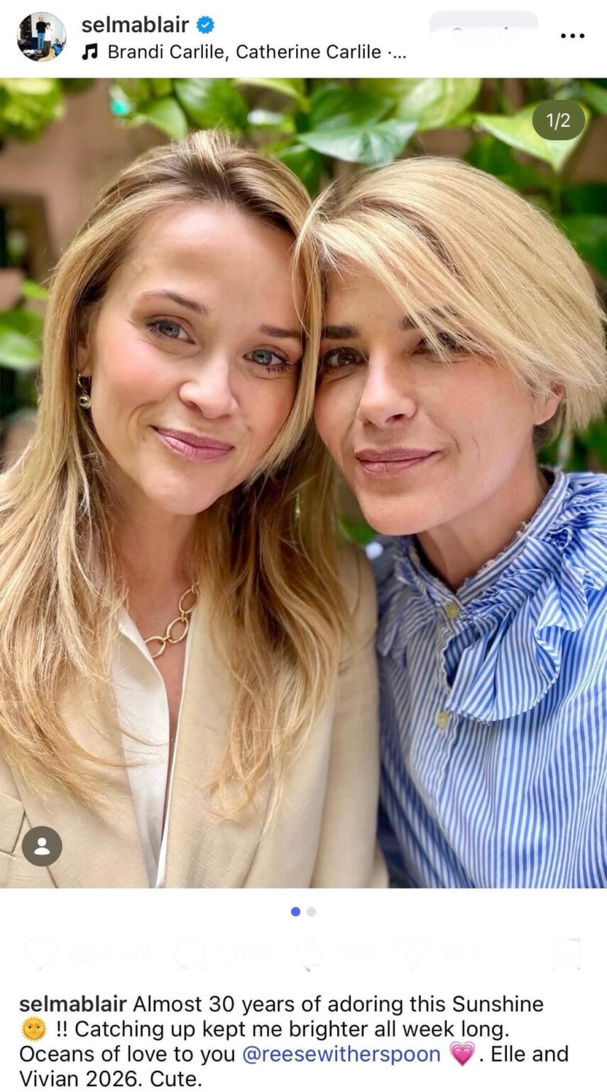 Reese Witherspoon and Salma Blair reunite in 2026: “Elle and Vivian 2026”