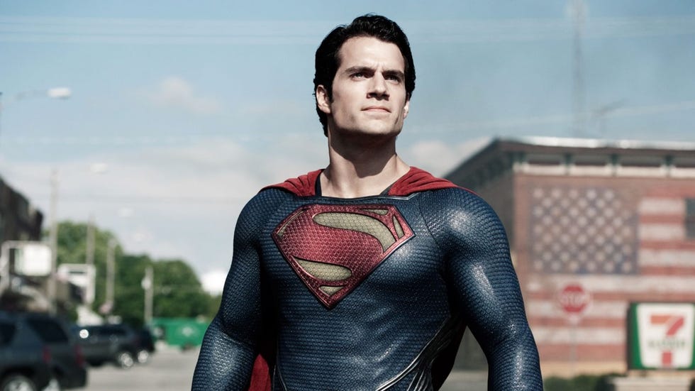 Henry Cavill as Superman in Man of Steel henry cavill as superman in man of steel