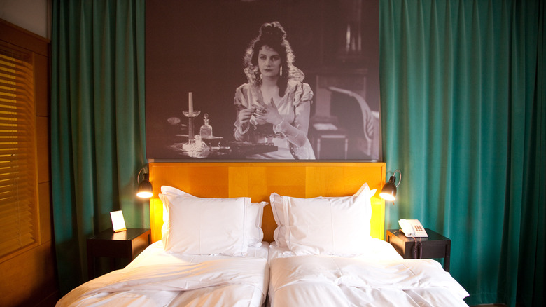 View of room interior at Hotel Rival in Stockholm, Sweden