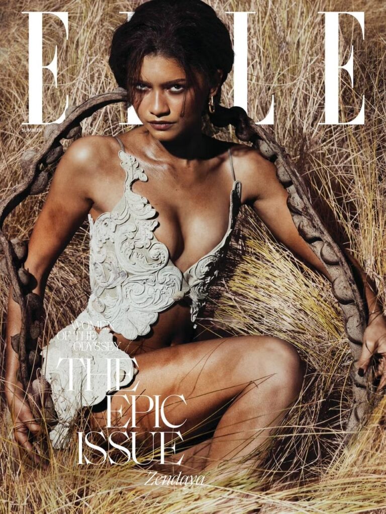 Zendaya for the Summer 2026 Issue of Elle Magazine; Photography by Norman Jean Roy
