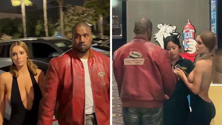 Bianca Censori Rocks Revealing Top on Date With Kanye - Yahoo