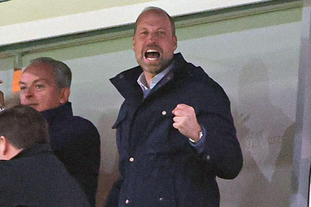 Prince William Dances to 'Sweet Caroline' After Watching His Beloved Soccer Team Win