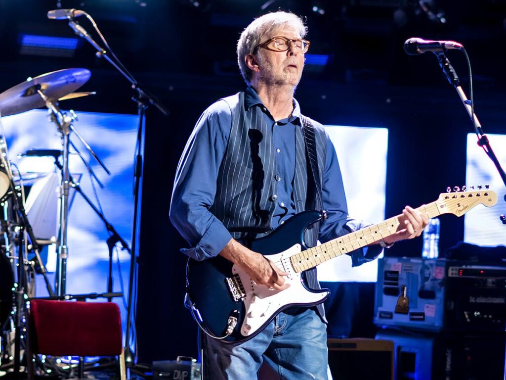 Eric Clapton ends Madrid concert early after fan hits him with object