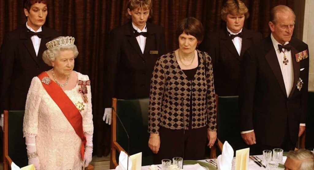 TIL Helen Clark Pant Suit Snub