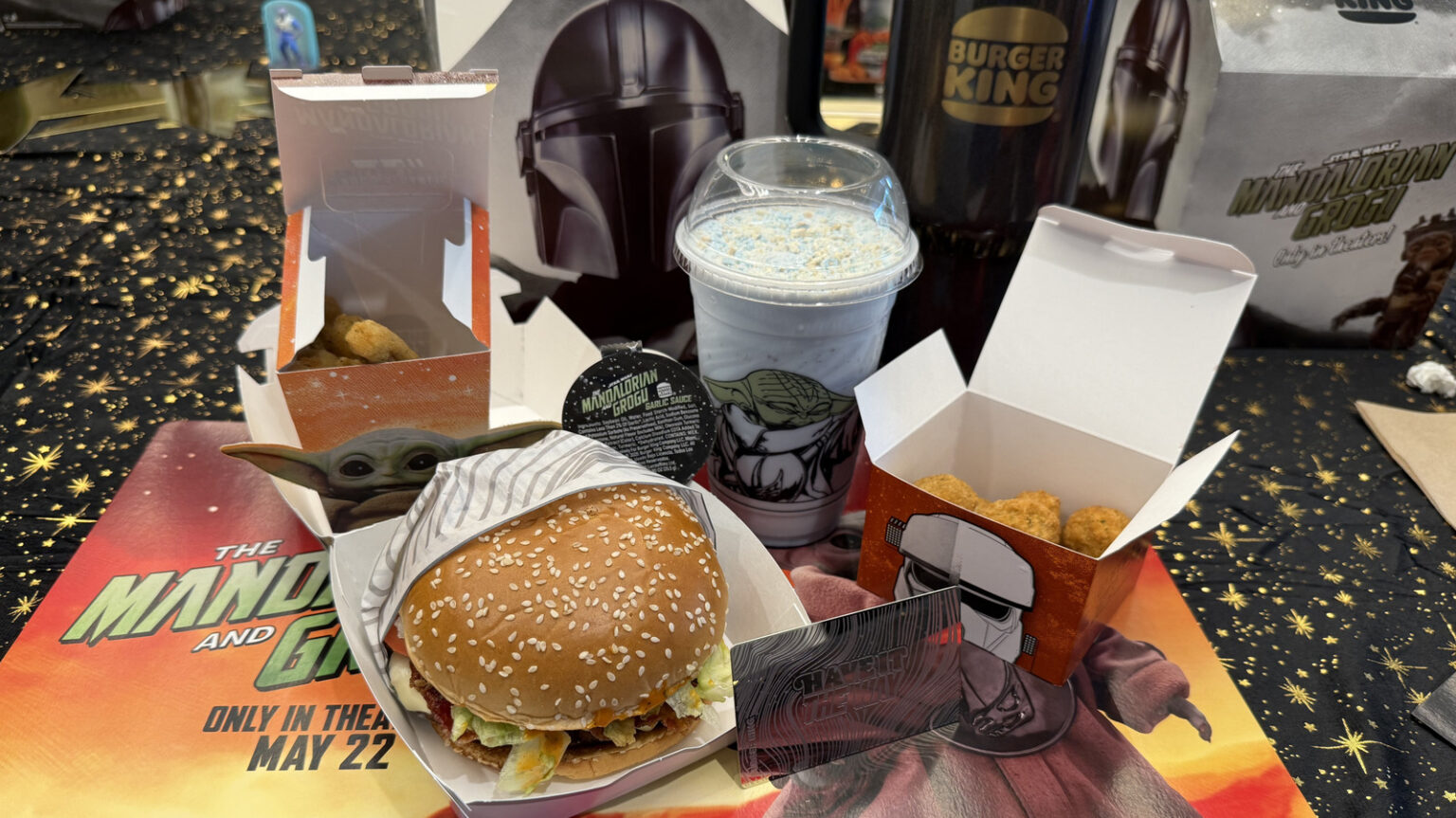 The Force Is Strong With Burger King's Star Wars Mandalorian And Grogu Menu