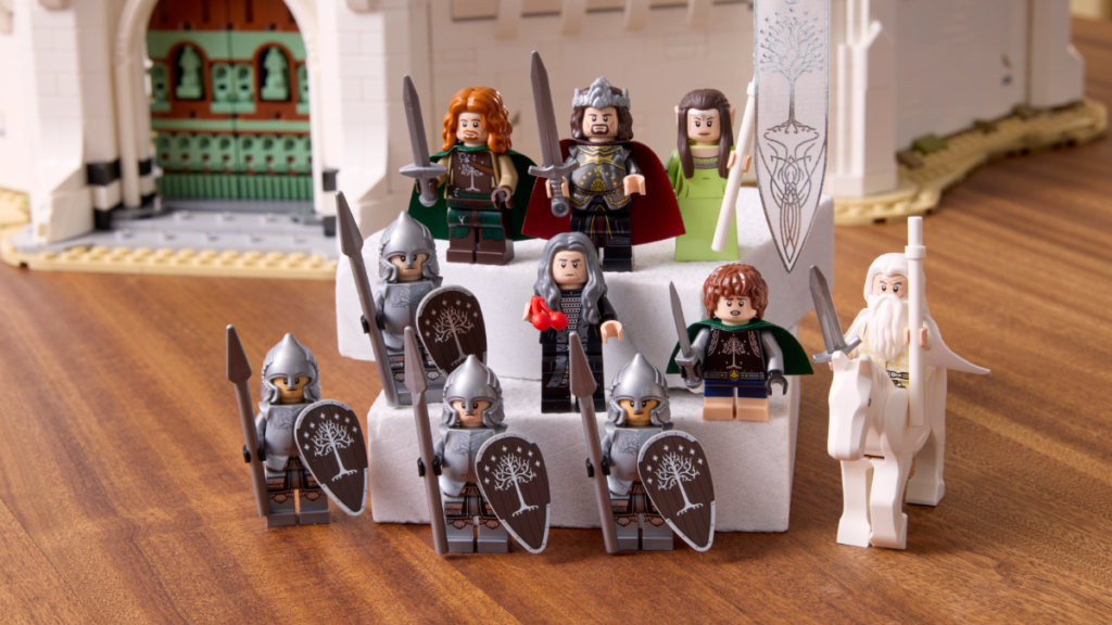 LEGO Minas Tirith's minifigures are full of firsts