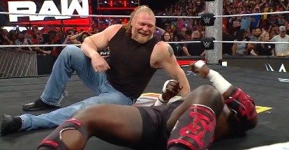 Brock Lesnar returns to WWE, destroys Oba Femi to set up ‘the biggest rematch in history’ Brock Lesnar returns to WWE, destroys Oba Femi to set up ‘the biggest rematch in history’