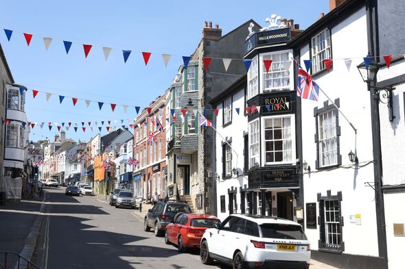 Lyme Regis town centre