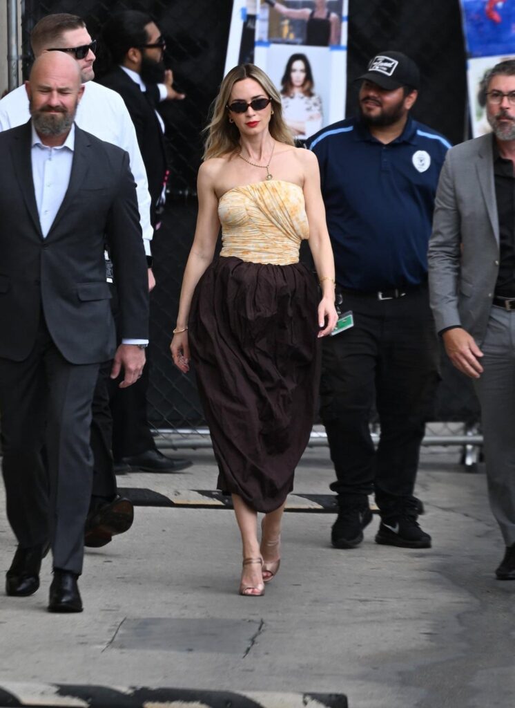 Emily Blunt arriving at ‘Jimmy Kimmel Live!’ (May 26, 2026)