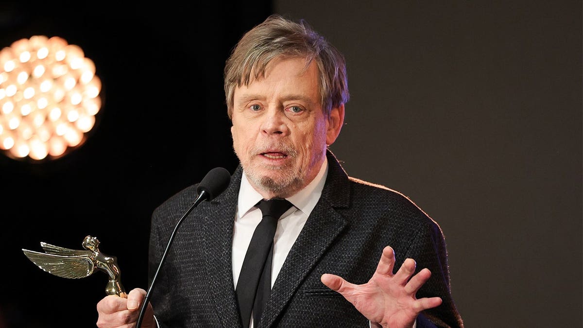 Mark Hamill standing at the 2026 Astra Film Awards in Los Angeles