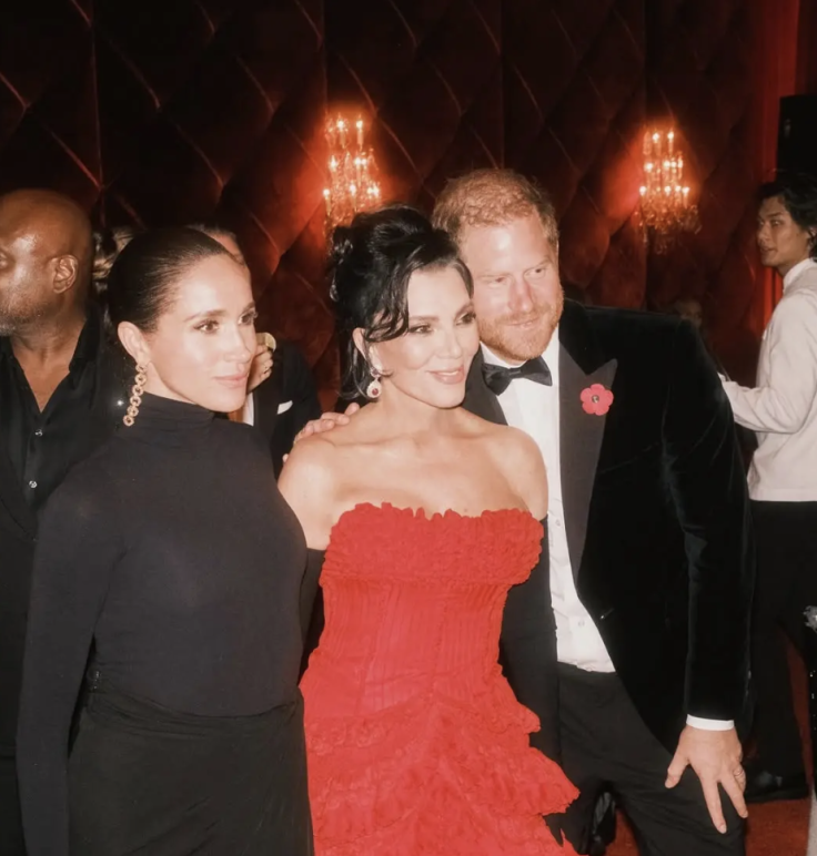 Meghan Markle, Kris Jenner, and Prince Harry