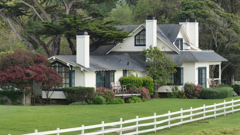Landscape view of Mission Ranch Restaurant in Carmel, California