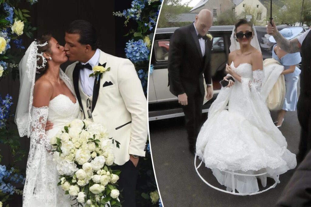 Tyson Fury’s 16-year-old daughter gets married in crocs — and he beams Tyson Fury's 16-year-old daughter gets married in crocs — and he beams