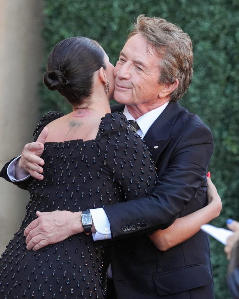 Selena Gomez and Martin Short hug at the premiere of “Marty, Life Is Short” in Los Angeles (May 6, 2026)