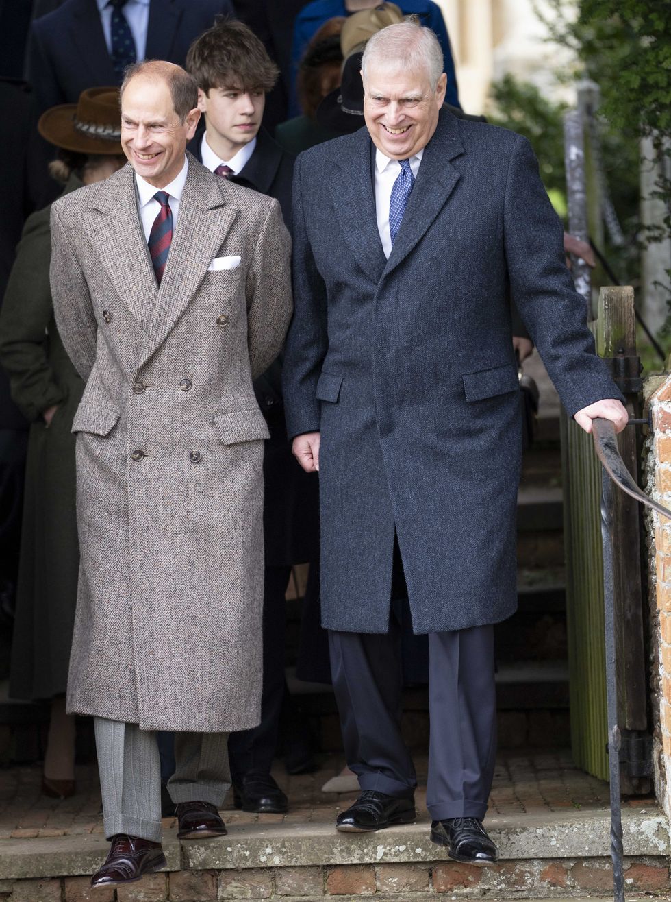 Prince Edward and Prince Andrew