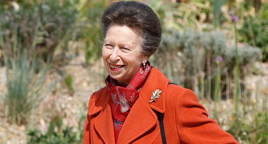 Princess Anne Chooses Striking Accessory for Garden Party Outing