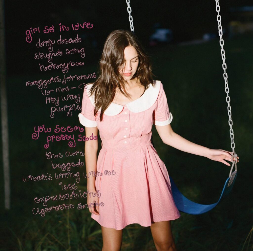 Olivia Rodrigo reveals the tracklist for upcoming album, ‘you seem pretty sad for a girl so in love’